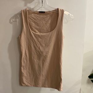 ZARA COLLECTION nude blush tank lined S